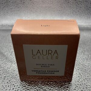 Laura Geller Double Take Baked Versatile Powder Foundation - Light new